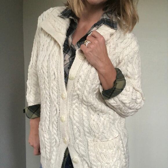 VINTAGE Cabled Cardigan - Picture 1 of 3